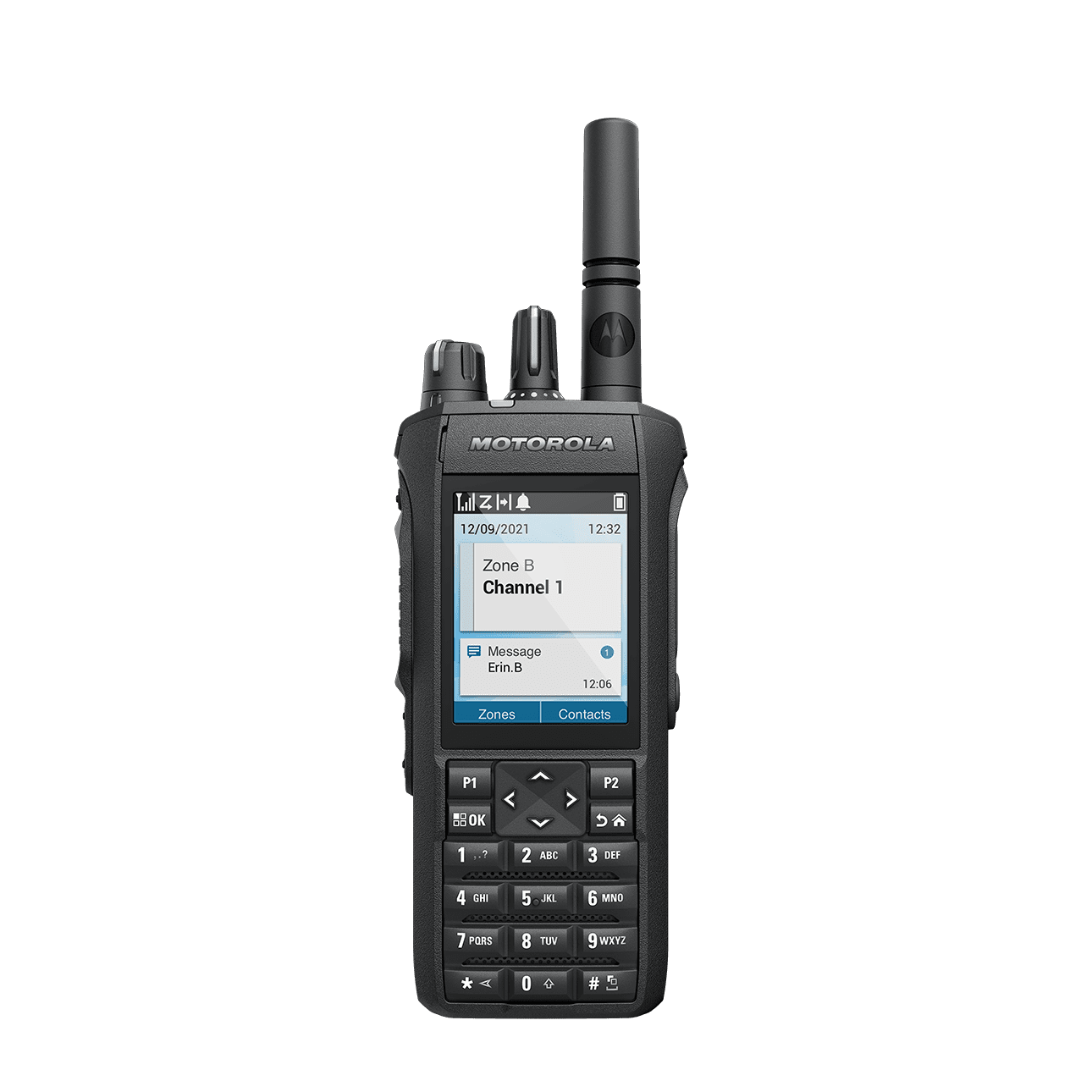 The MOTOTRBOTM R7 portable two-way radios