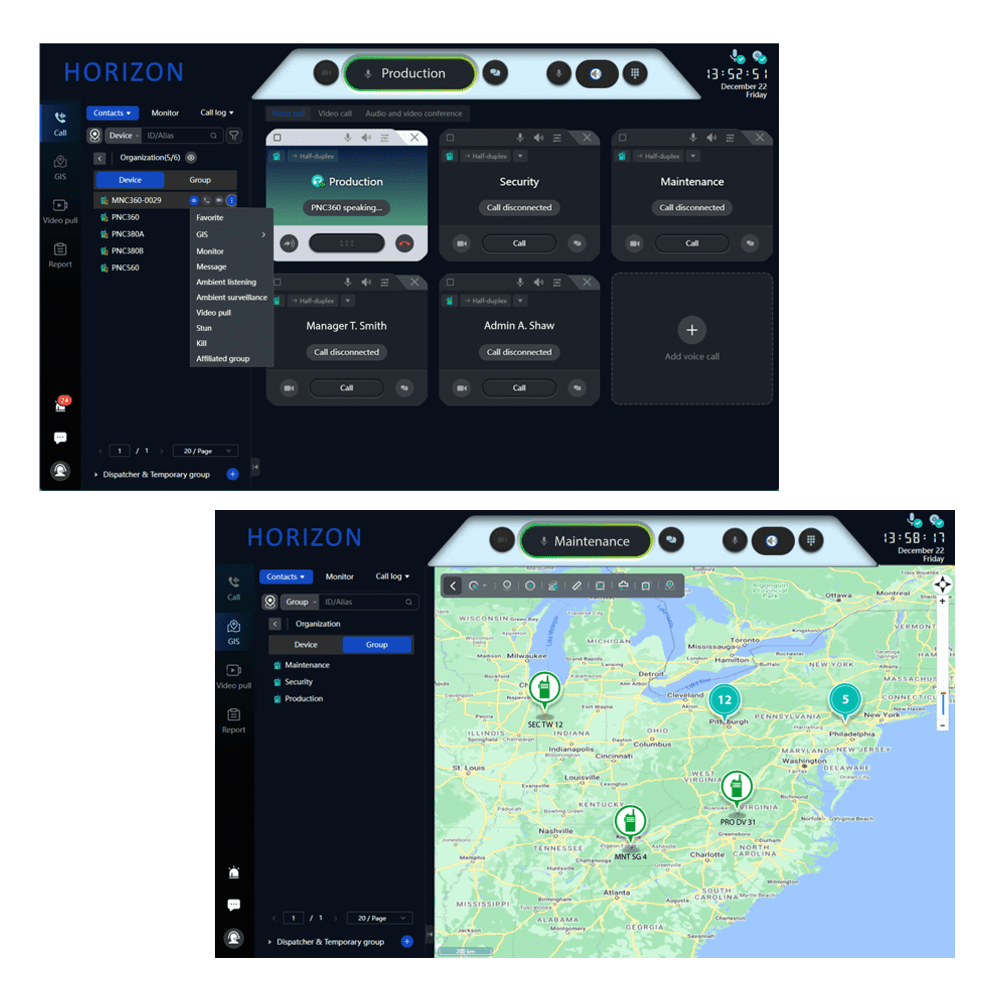 HORIZON_Fleet_Dispatch_Push_to_Talk Nationwide PTT Over Cellular PoC